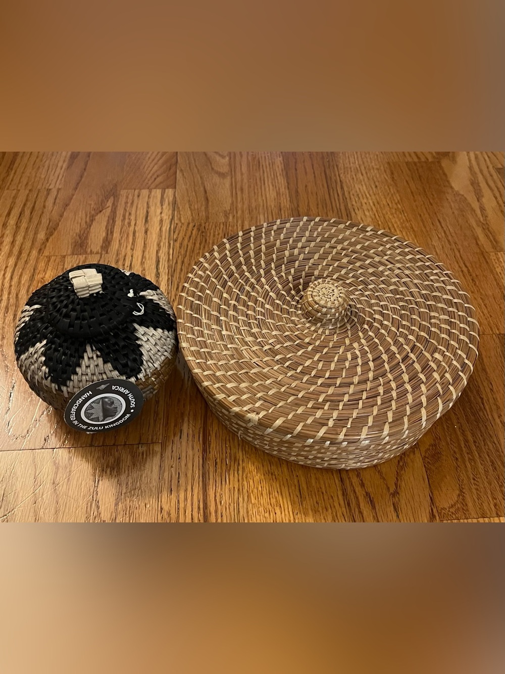 Small Decorative Woven baskets X 2